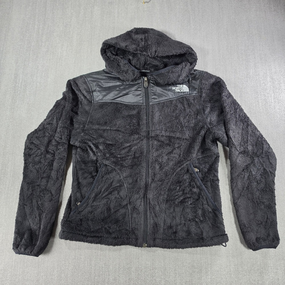 The North Face Osito Fleece Hoodie Women Small Black Full Zip Jacket